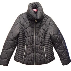 Pink Platinum Women's Black Quilted Jacket
Size L